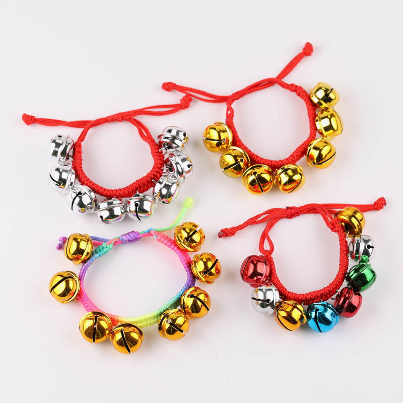 超响六一儿童舞蹈铃铛红绳手链脚链铃铛 金色银色彩色铃铛,饰品/流行首饰/时尚饰品新,手链,淘宝优惠券,粉丝福利购,淘宝优惠卷