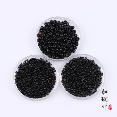 串珠黑色手链饰品配件