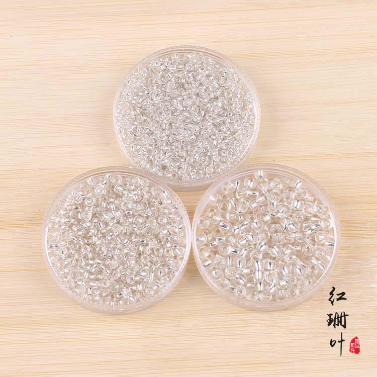透明玻璃银白色手工串珠
