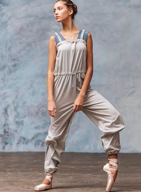 舞蹈共和 Grishko芭蕾舞保暖减肥背带连身长裤0403限定大码LXLXXL