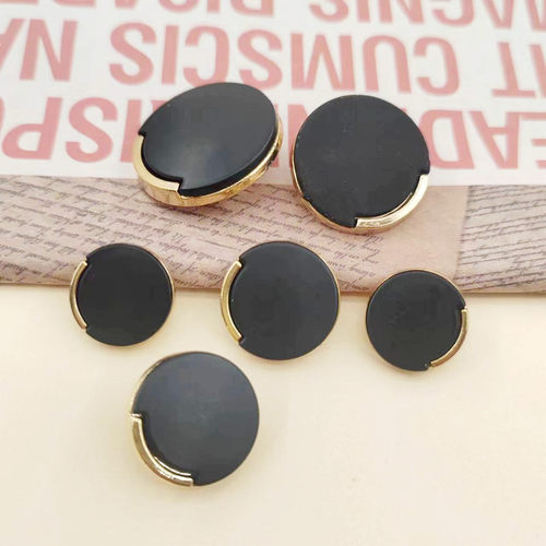 金属黑色大衣纽扣衣服扣子