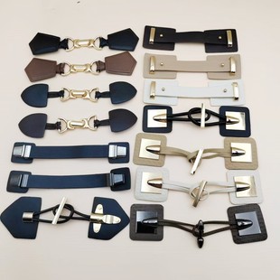 金属皮对扣搭扣连接扣皮袢扣外套大衣皮草毛衣纽扣子母对扣装饰扣