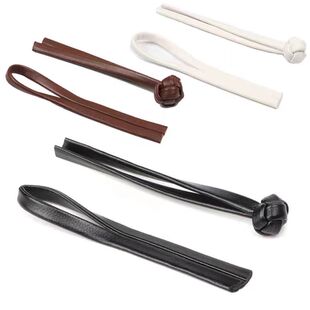 纽扣子 仿皮PU皮对扣外套服装 一字盘扣中国风中式 复古皮衣大衣唐装