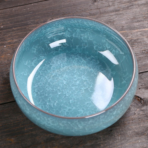 简约陶瓷铜钱草碗莲水仙花盆