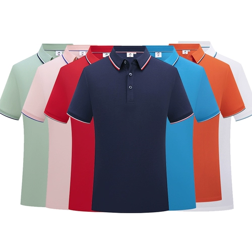 Хлопковая футболка polo для работы, делается под заказ, короткий рукав, с вышивкой, с печатью вашего логотипа