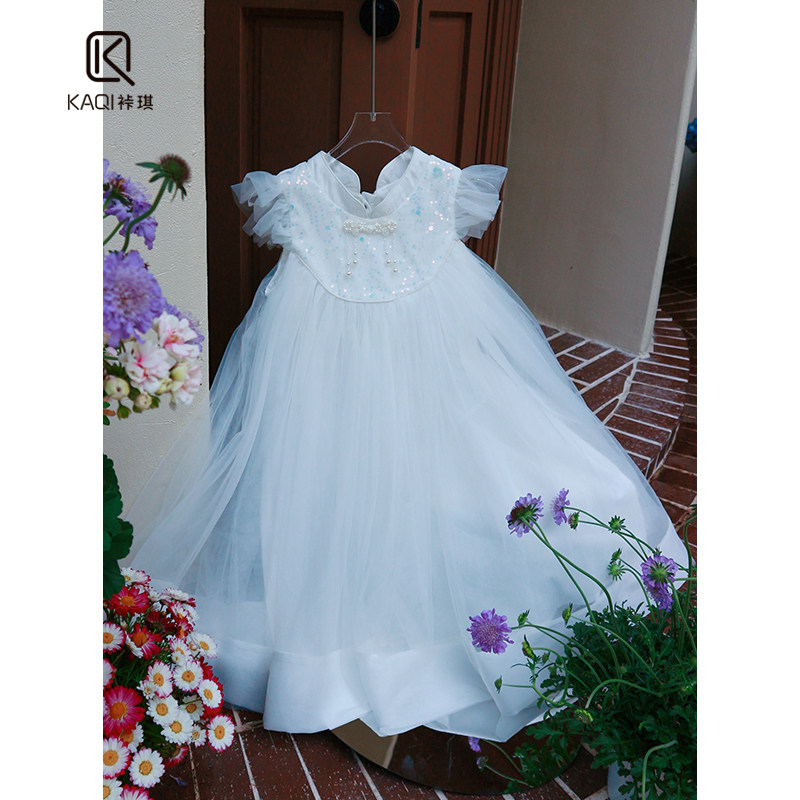 【TK童装】女童夏新款公主裙新中式古风仙气飞袖宝宝网纱裙8463,童装/婴儿装/亲子装,连衣裙,淘宝优惠券,粉丝福利购,淘宝优惠卷