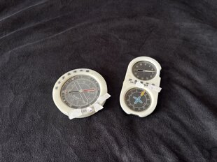 保真70年代歼6飞机飞行航向无线电训练指示器无方向功能教具罗盘