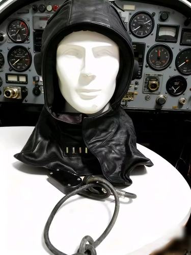 保真90年代海式软羊皮俄式基洛级潜航帽水下大黑鱼潜船帽防风艇帽