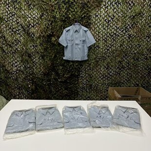 公发原品老货99飞老空款蓝色衬衫老式女常服短袖老的确良速干衬衫