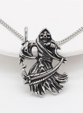 欧美时尚守护神项链项链钛钢男