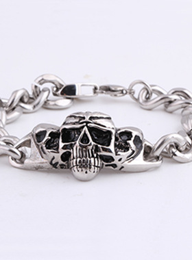 手链时尚风绕线钛钢手链