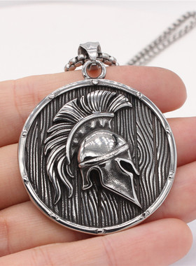 欧美吊坠项链钛钢男钛钢