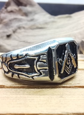 男款戒指钛钢时尚钛钢戒指指环