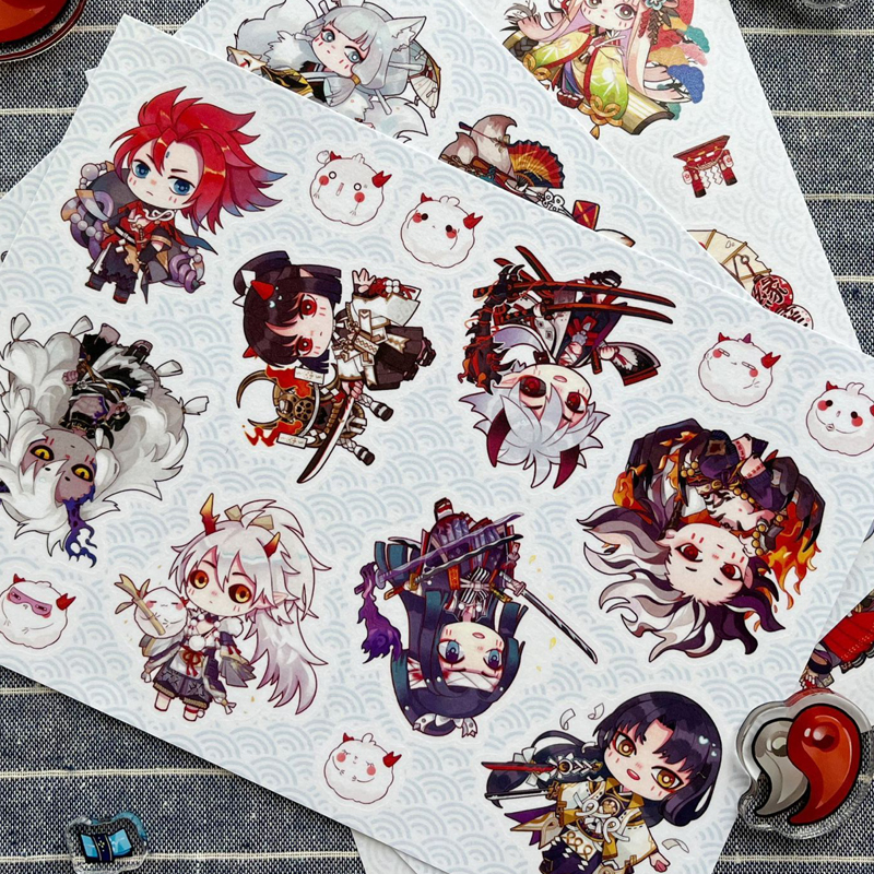 阴阳师团子周边和纸手账