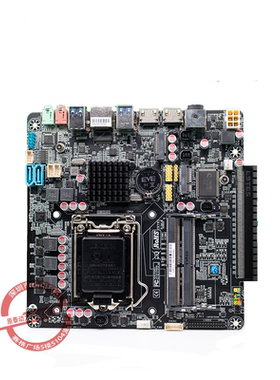 促销H510i-P侧插一体机主板LVDS点屏超薄H510迷你主板上D4内存M2