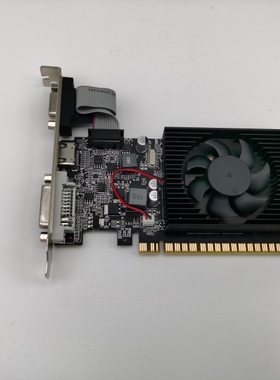 促销 GT210显卡半高显卡GT210刀卡X79X99亮机显卡全固态显卡