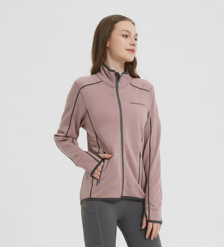 美利奴羊毛厚款拉链外套保暖透气