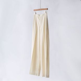 新高腰显瘦羊毛通勤百搭直筒西裤 鼎奢渠道货 小马紫标系列25秋季