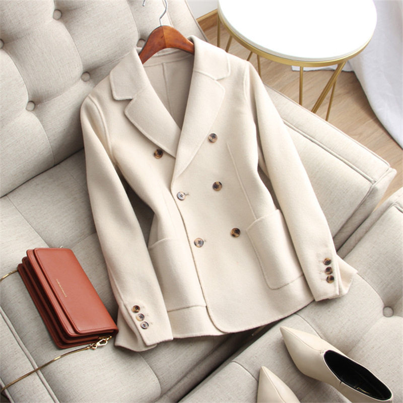 简奢定制～秋冬时尚羊毛双面西装女韩版毛呢外套小个子双面呢,女装/女士精品,毛呢外套,淘宝优惠券,粉丝福利购,淘宝优惠卷