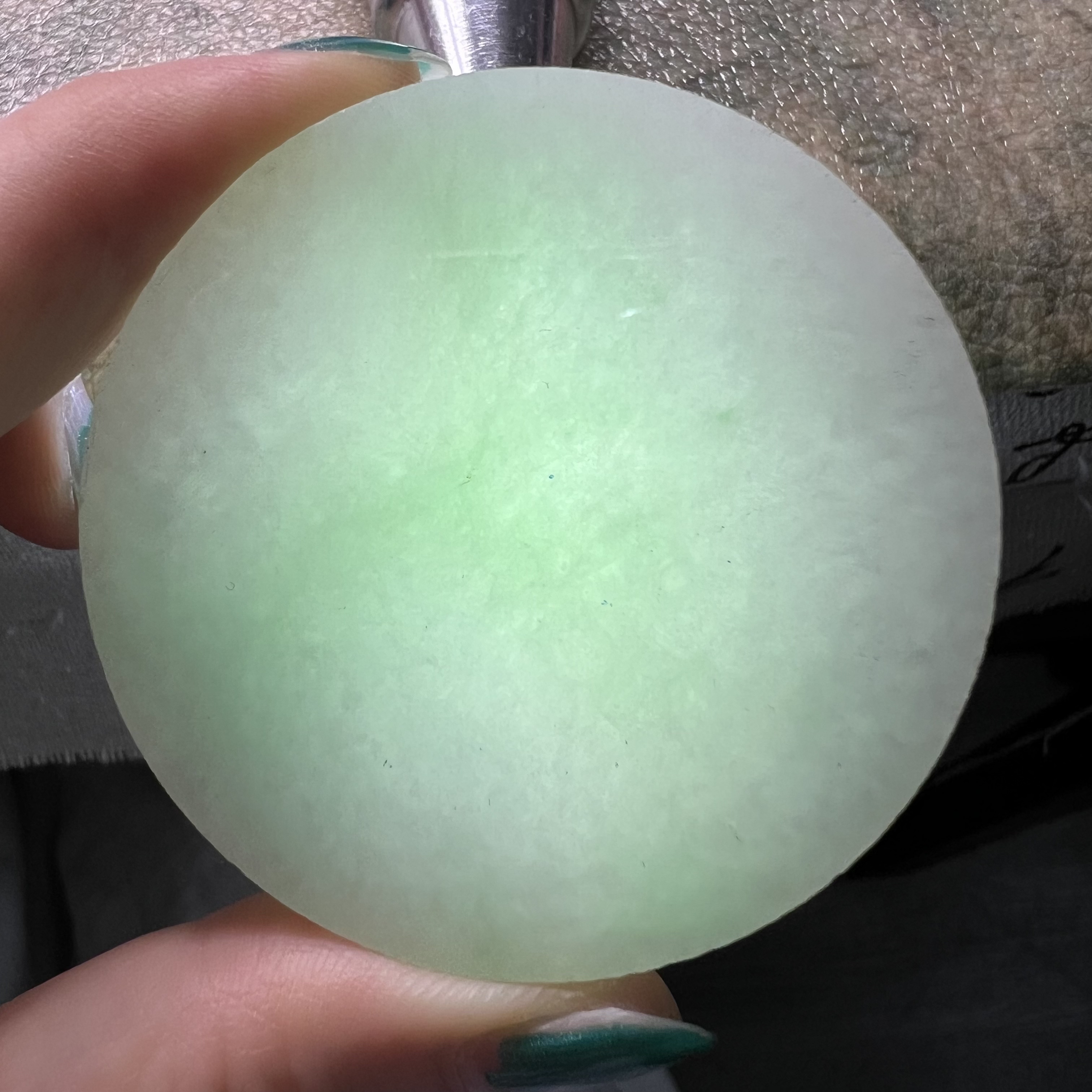 天然缅甸翡翠A货冰糯种飘绿花随形吊坠山水牌缅料意境特色料镯心