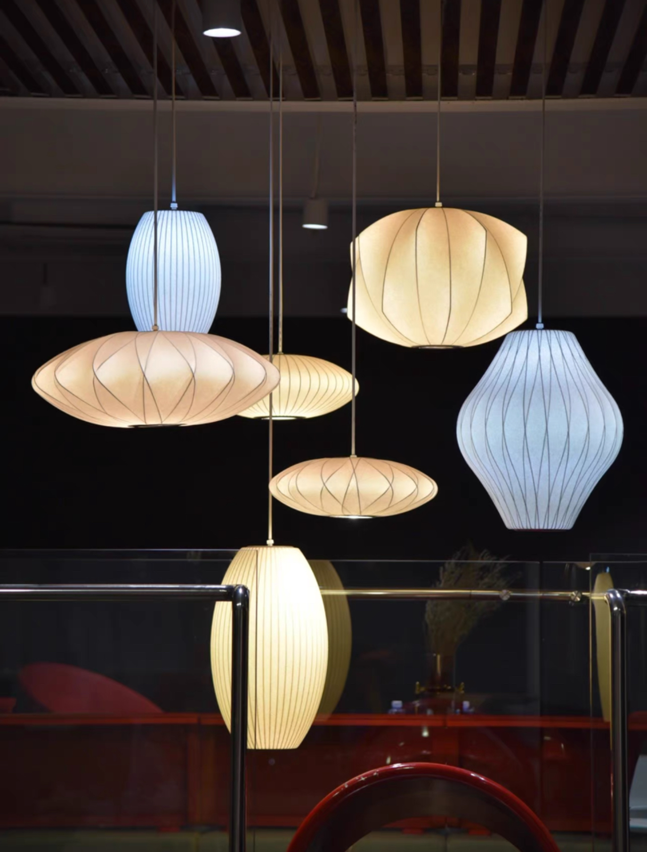 原装进口美国Hermanmiller 之Nelson气泡灯 温婉柔美的光彩