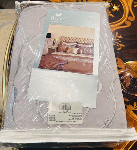 原装进口正品 BOVI 意大利进口家纺品牌天丝蓝灰色原装进口