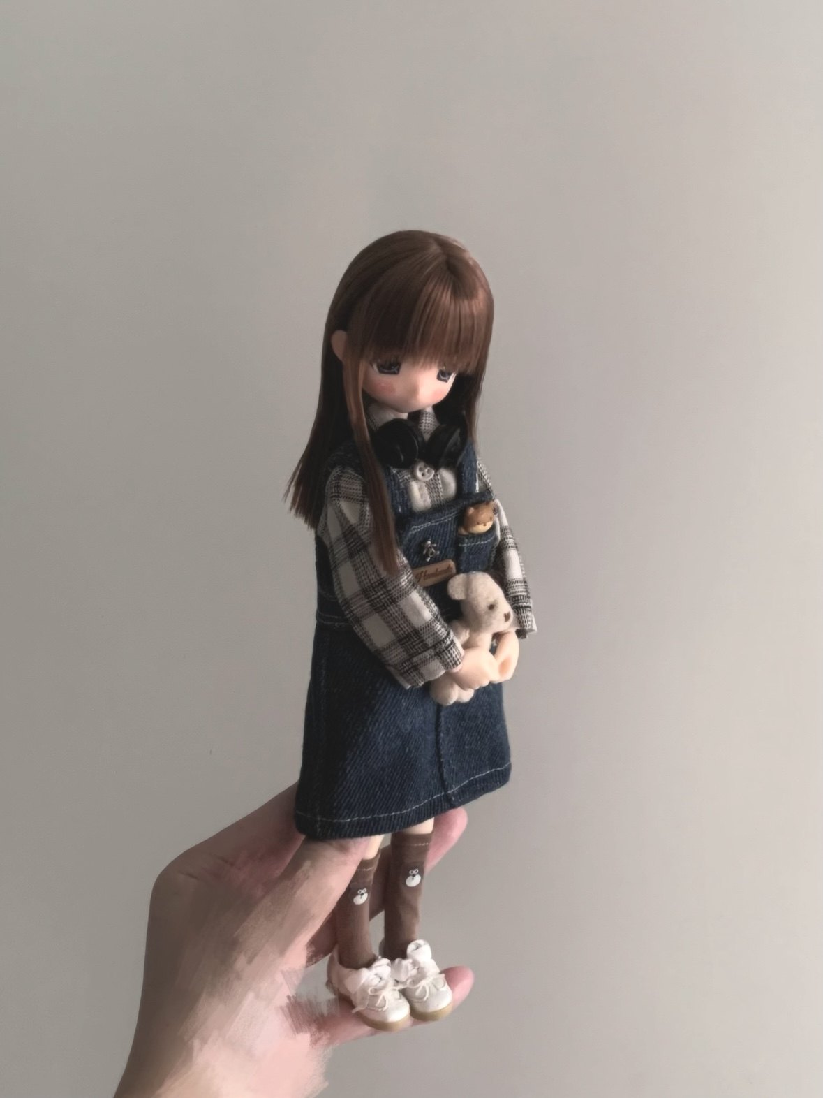 AzoneS体mamachapp娃衣超可动尺寸光魇双生背带裙套装ob22/24小布