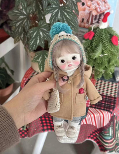 毛呢外套大力力矮胖六棍六bjd六分娃衣奶包大鱼体胖点体噗噗胖四