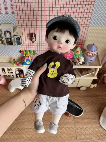 巨婴巨妹巨嗒superqbaby嘎子姐娃衣ob11衣服胖点体小六体大胖梨新