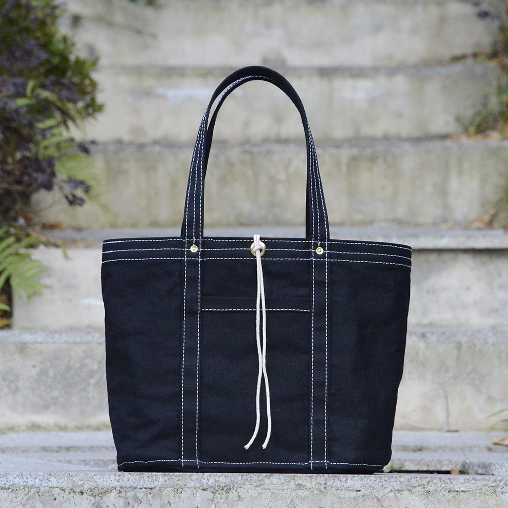 重磅厚帆布托特tote包 黑色白线  铜眼棉绳大容量 设计师原创uivy,箱包皮具/热销女包/男包,时尚帆布包,淘宝优惠券,粉丝福利购,淘宝优惠卷