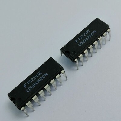 CD4049UBCN   CD4049 全新原装美国仙童FSC  直插DIP-16  优质