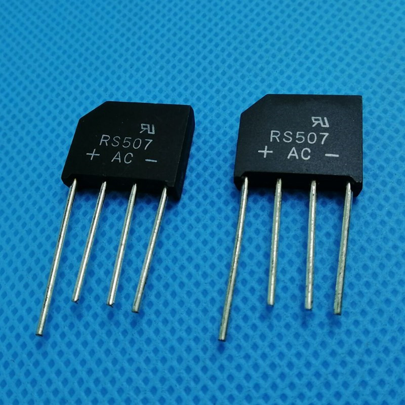 整流桥 桥堆RS507  直插 5A700V 全新原装 圆脚  优质