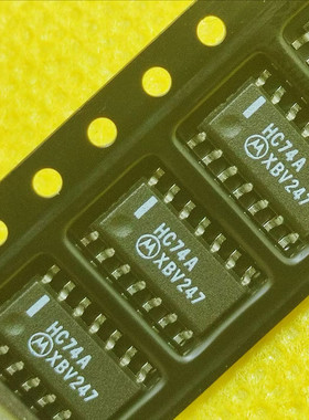 进口 MC74HC74A   74HC74A   HC74A全新原装MOT  贴片SOP-14 正品