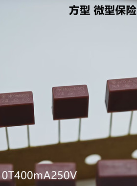 2010T400mA250V 方型 微型保险丝 TE5  T400mA 250V WALTER(华德)