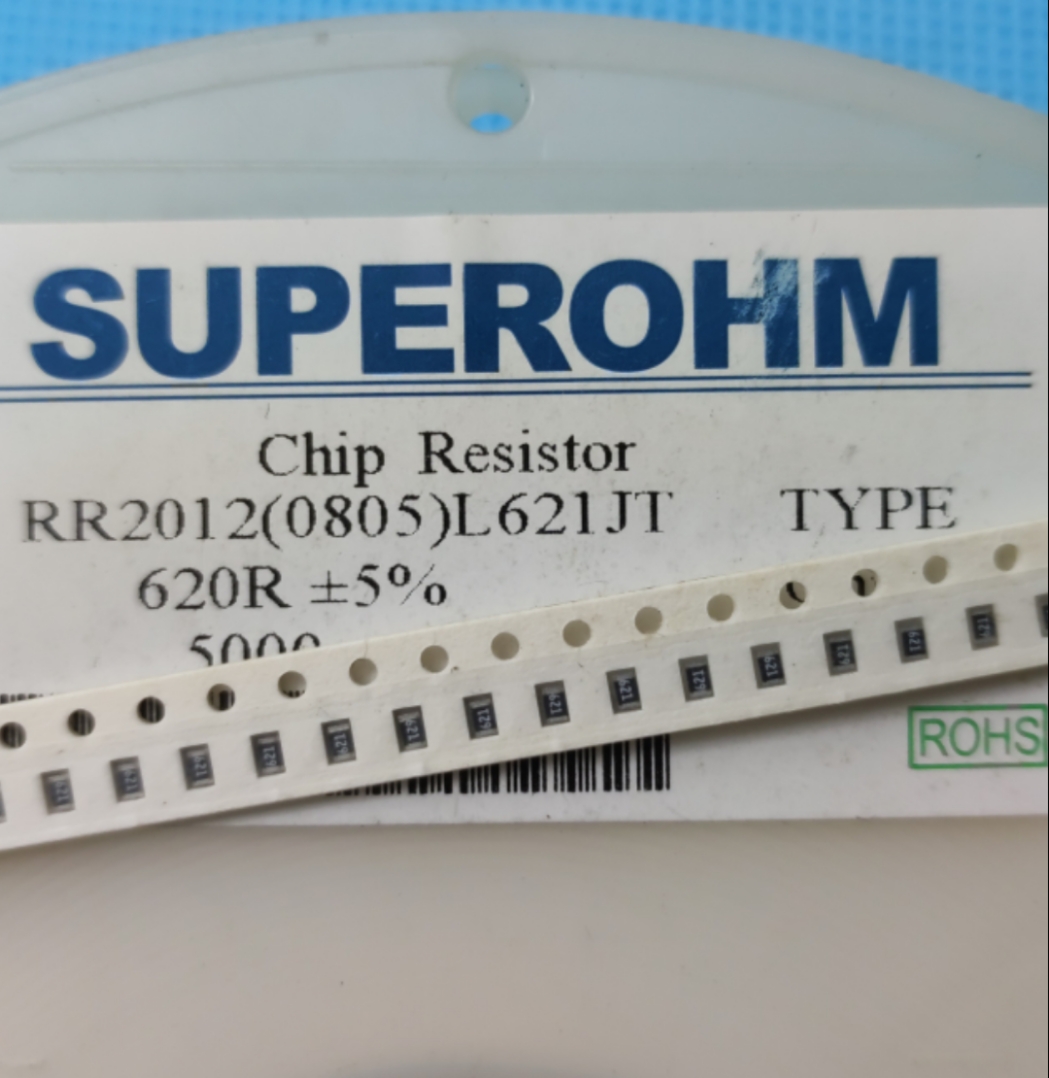 贴片电阻RR2012(0805)L621JT 620RJ 620欧姆 620Ω （出售100片）