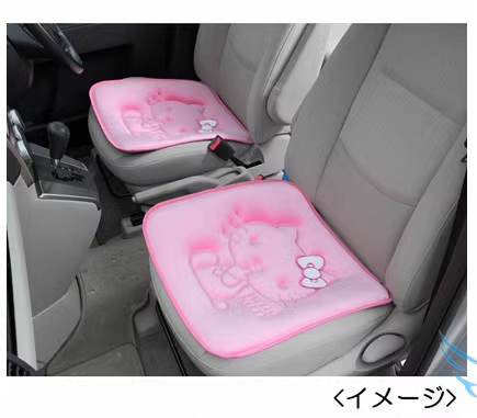 日本官网蝴蝶结 hello kitty办公椅垫汽车坐垫kt猫办公椅垫座垫