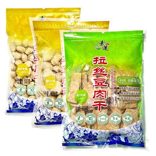 素莲拉丝蛋白豆肉干素肉素食仿荤