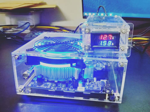 透明迷你电脑主机amd2400G2200G