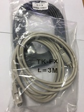 TK6071-FX通讯线 威纶TK6071IP K6070IQ 6051与三凌FX通讯线TK-FX