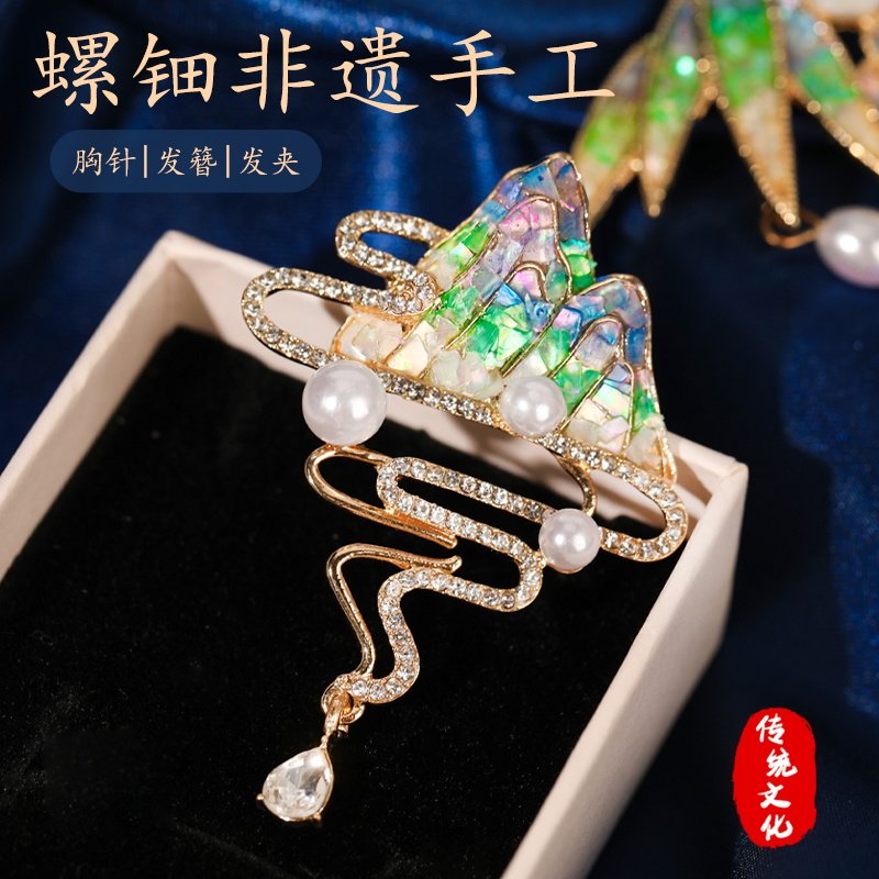 螺钿diy胸针发夹材料包非遗手工发簪贝壳蝴蝶碎片活动暖场,饰品/流行首饰/时尚饰品新,其他DIY饰品配件,淘宝优惠券,粉丝福利购,淘宝优惠卷