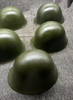 老货80-90年代80式防弹钢盔旧货退役品摩托车骑行安全盔战术盔