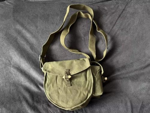 土黄色56式帆布解放挎包单肩军挎