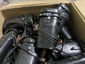 单通望远镜盒AK式 03式 光学测距仪皮盒户外便携斜挎盒 旧货95式 正品