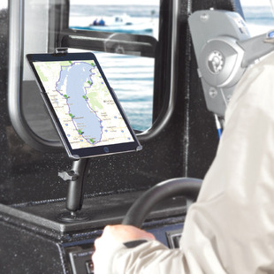 美国RAM 叉车物流车货车电脑显示器固定配件B型 工业平板显控支架