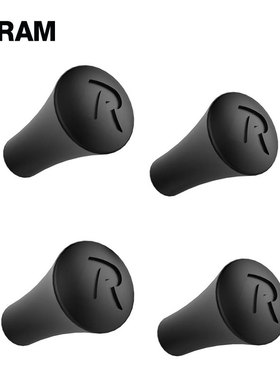 美国RAM 防滑橡胶小帽 X战警千足虫背夹专用皮套软帽原装正品配件