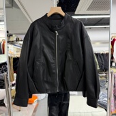 2026年春装 显气质 皮衣外套机车服PU皮柔软舒适休闲款 新款 流行女装
