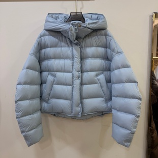 小个子短款 流行女装 羽绒服90鸭绒保暖显瘦连帽领潮 新款 2025年冬装