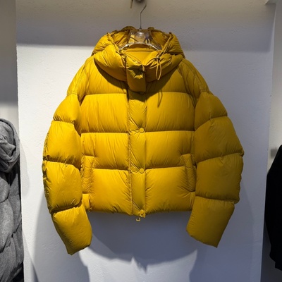 超轻泡芙系列90白鹅绒羽绒服2025年冬装新款流行女装连帽领保暖潮