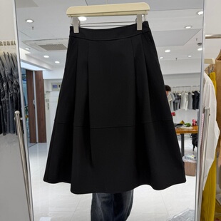 欧洲站2026年春装新款流行女装半身裙松紧腰时尚韩版百搭显瘦裙子