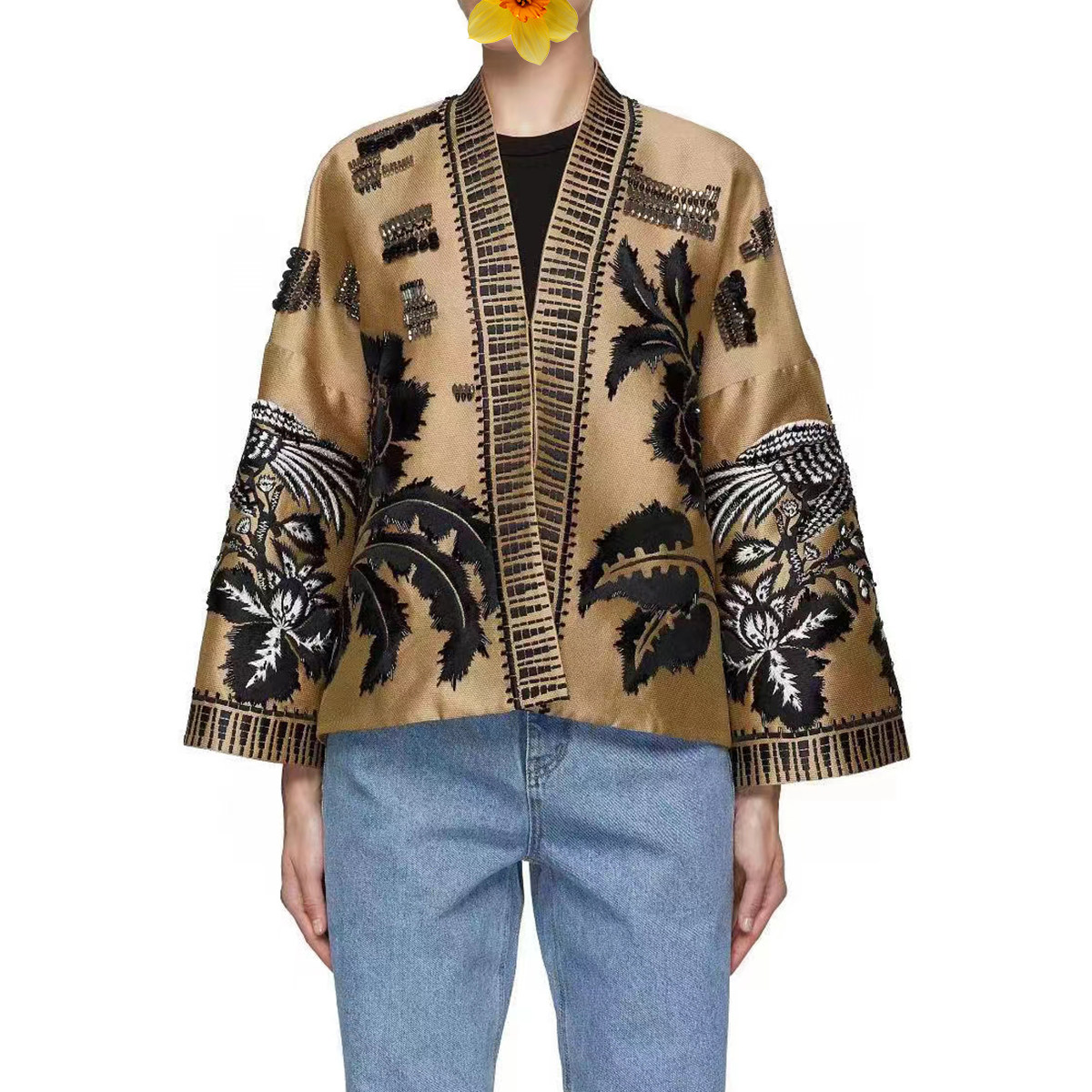 YongLeap轻奢钉珠绣花外套